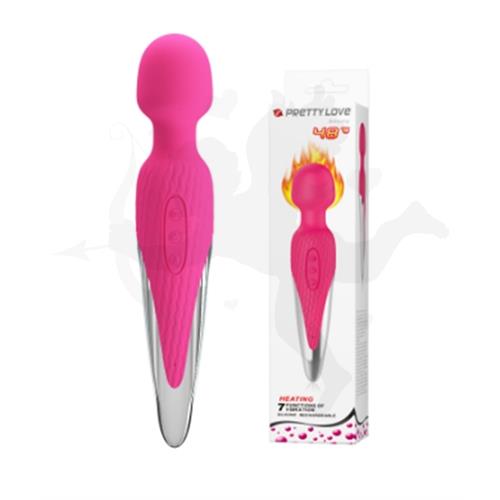 Vibrador microfono. Con 48 grados de calor en la cabeza. 7 funciones. Carga USB